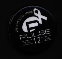 "We are still here" Pulse Nightclub memorial pin